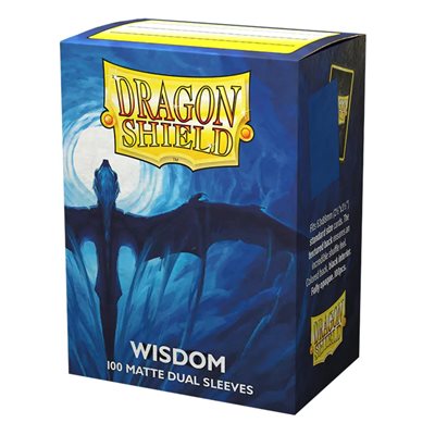 Dragon Shield: Standard Size - Dual Matte Sleeves - Wisdom (100) (Sealed)