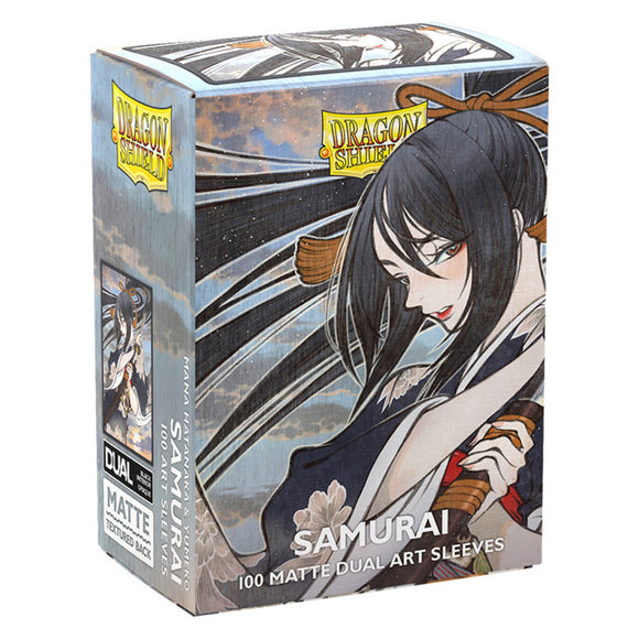 AT-16153 - Dragon Shield: Dual Matte Art Sleeves - Samurai (100) (Sealed)