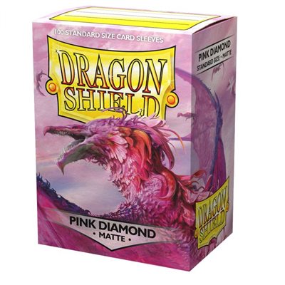 Dragon Shield: Sleeves - Matte: Pink Diamond (100) (Sealed)