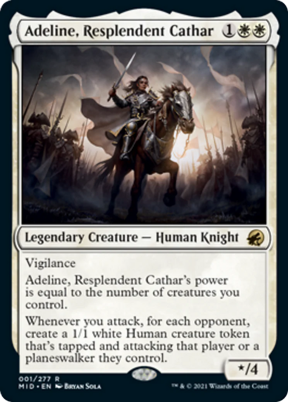 Adeline, Resplendent Cathar (Rare) - 001/277