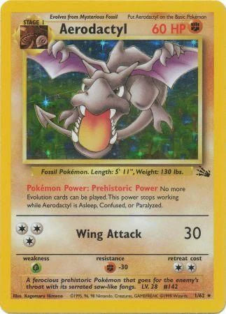 Aerodactyl (Holo Rare) - 1/62 - Unlimited