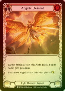 Angelic Descent (Red) - DTD032 - Rainbow Foil