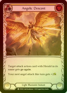 Angelic Descent (Yellow) - DTD033 - Rainbow Foil