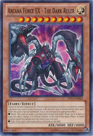 Arcana Force EX - The Dark Ruler (StarFoil Rare) - SP13-EN043