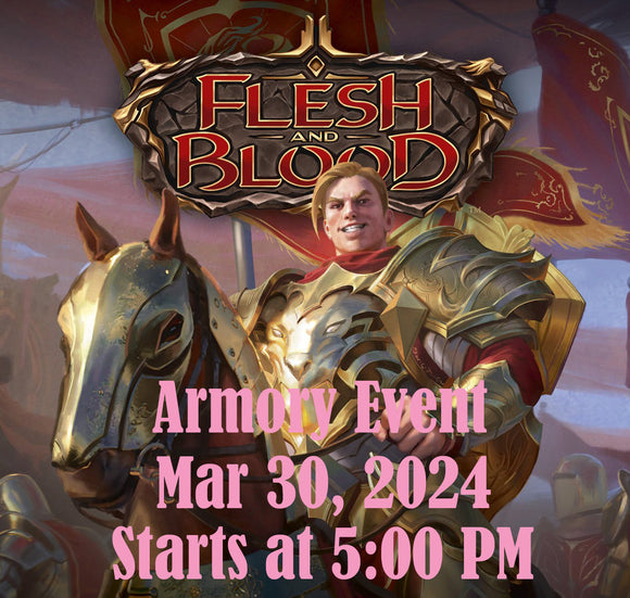 FAB Armory Event - Participation Ticket - March 30th 2024