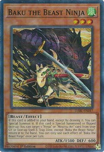 Baku the Beast Ninja (Super Rare) - DABL-EN017 - 1st Edition