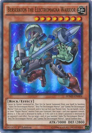 Berserkion the Electromagna Warrior (Ultra Rare) - SDMY-EN004 - 1st Edition