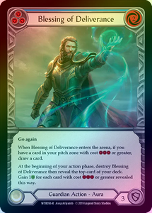 Blessing of Deliverance (Blue) (Rainbow Foil Rare) - WTR056 - Unlimited