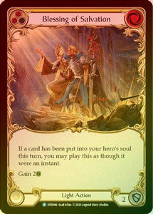 Blessing of Salvation (Yellow) - DTD086 - Rainbow Foil