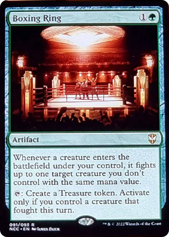 Boxing Ring (Rare) - 091/093 MK Cards Boxing Ring (Rare) - 091/093 MK Cards