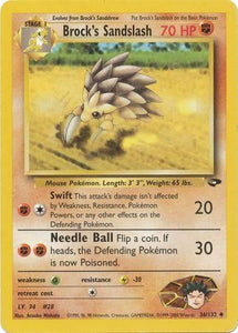 Brock's Sandslash (Uncommon) - 36/132 - Unlimited