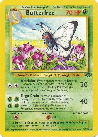Butterfree (Uncommon) - 33/64