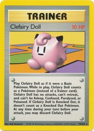 Clefairy Doll (Rare) - 70/102 - Unlimited