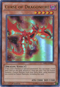 Curse of Dragonfire (Ultra Rare) - MIL1-EN002 - 1st Edition