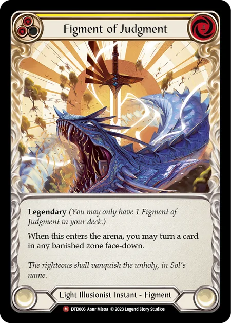 Figment of Judgment // Themis, Archangel of Judgment (Majestic) - DTD006