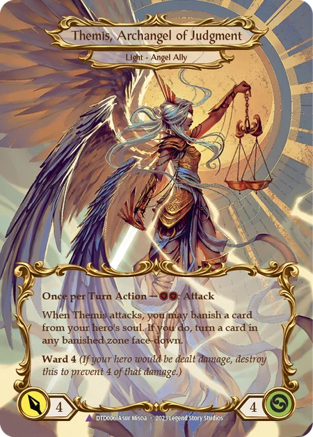 Figment of Judgment // Themis, Archangel of Judgment (Marvel) - DTD006 - Cold Foil