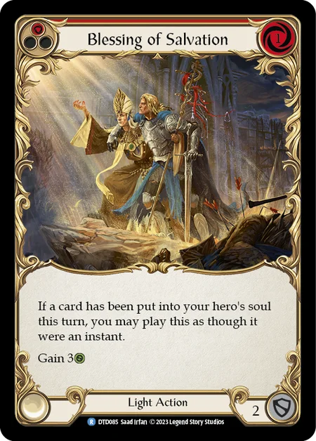 Blessing of Salvation (Red) - DTD085