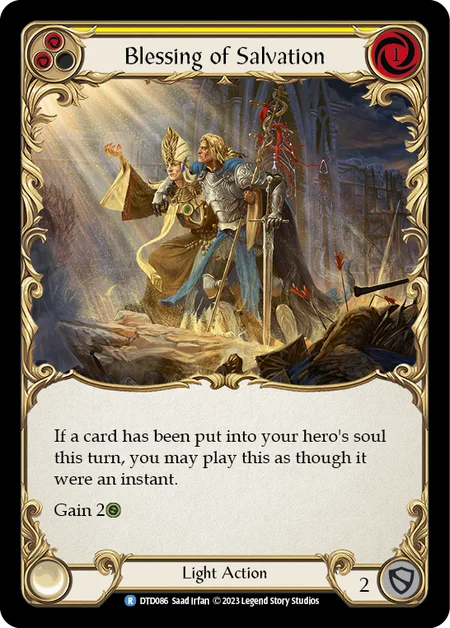 Blessing of Salvation (Yellow) - DTD086