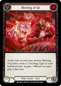 Blessing of Qi (Red) - DYN053 - Rainbow Foil