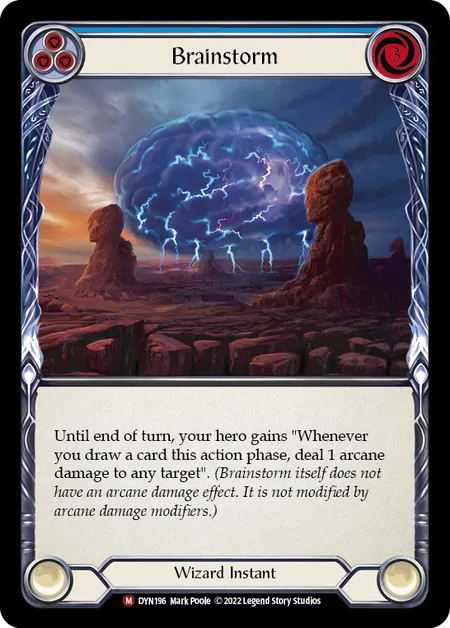 Brainstorm (Majestic) - DYN196 - Rainbow Foil