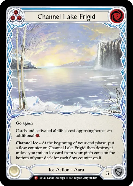 Channel Lake Frigid (Majestic) - ELE146 - 1st Edition Rainbow Foil