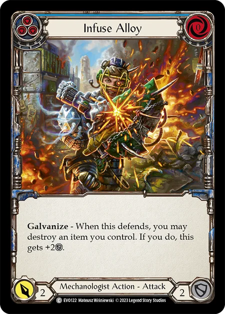 Infuse Alloy (Blue) - EVO122 - Rainbow Foil