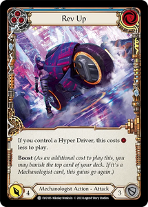 Rev Up (Blue) - EVO185 - Rainbow Foil