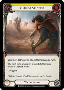 Outland Skirmish (Yellow) - EVR067 - Rainbow Foil