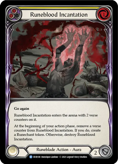 Runeblood Incantation (Yellow) - EVR108