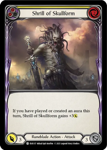 Shrill of Skullform (Yellow) - EVR117 - Rainbow Foil