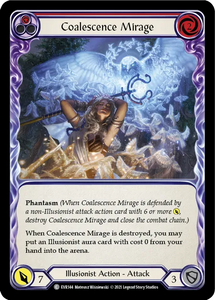 Coalescence Mirage (Red) - EVR144 - Rainbow Foil