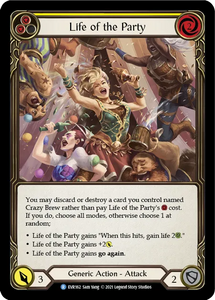 Life of the Party (Yellow) - EVR162 - Rainbow Foil
