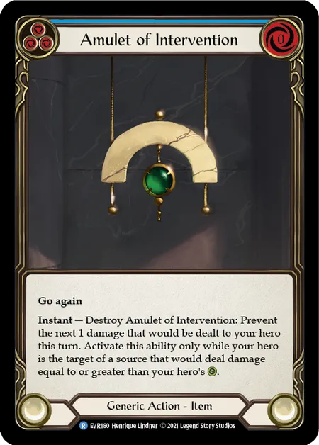 Amulet of Intervention (Rare) - EVR180