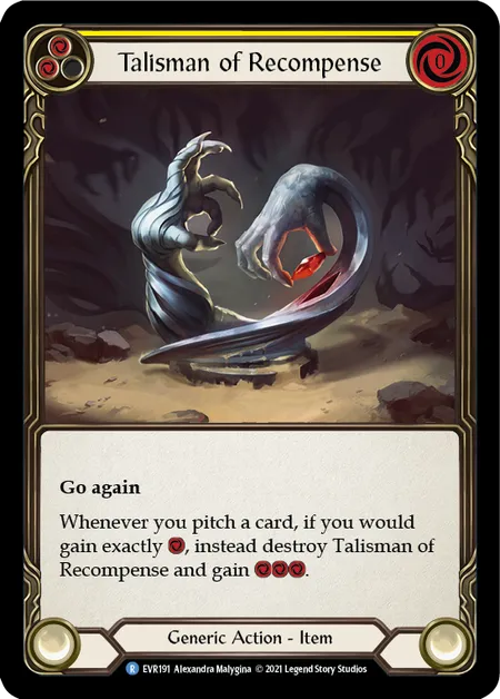 Talisman of Recompense (Rare) - EVR191