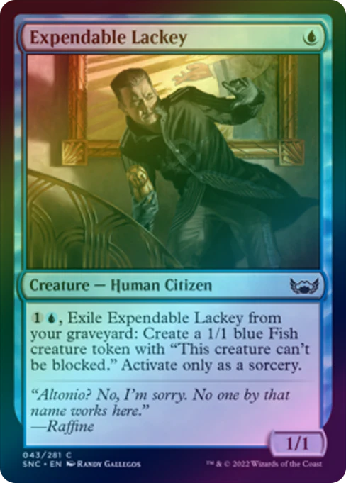 Expendable Lackey (Foil) (Common) - 043/281