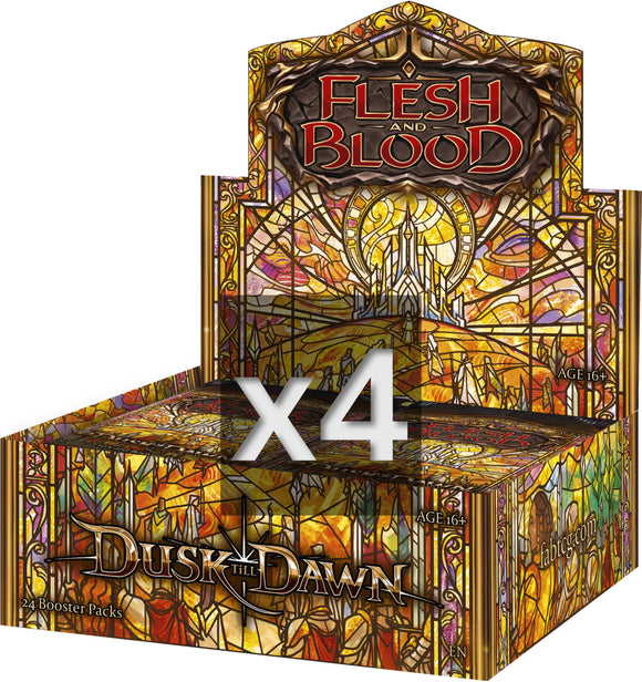 Flesh and Blood: Dusk Till Dawn Sealed Booster Case (4 Boxes)