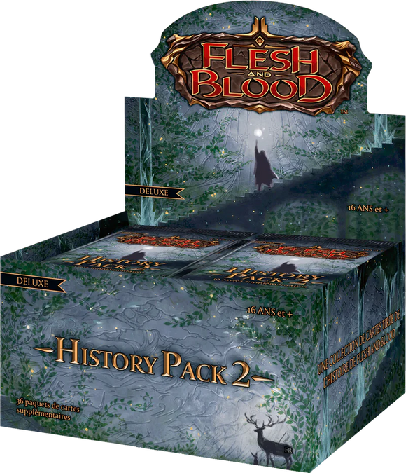 (French) Flesh and Blood: History Pack 2 Black Label Booster Box FR (Sealed)