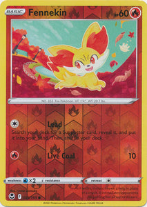 Fennekin (Reverse Holo Common) - 025/195