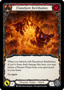 Flameborn Retribution (Common) (Rainbow Foil) - UPR095