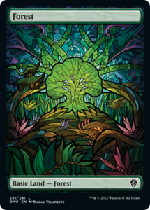 Forest - Stained Glass Full Art (Land) - 281/281