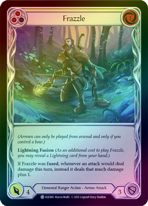 Frazzle (Yellow) - ELE060 - 1st Edition Rainbow Foil