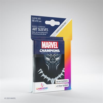 Gamegenic Sleeves: Marvel Champions Black Panther (50) (Sealed)