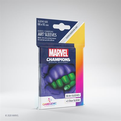 Gamegenic Sleeves: Marvel Champions She-Hulk (50) (Sealed)