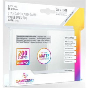 Gamegenic: Matte Standard Card Game Value Pack (200) (Sealed)