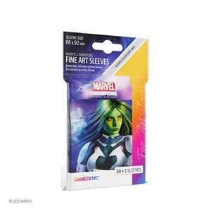 Gamegenic Sleeves: Marvel Champions Fine Art: Gamora (50) (Sealed)