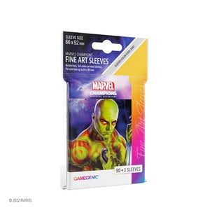 Gamegenic Sleeves: Marvel Champions Fine Art: Drax (50) (Sealed)