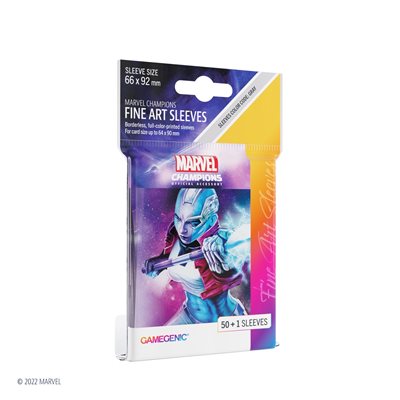 Gamegenic Sleeves: Marvel Champions Fine Art: Nebula (50) (Sealed)