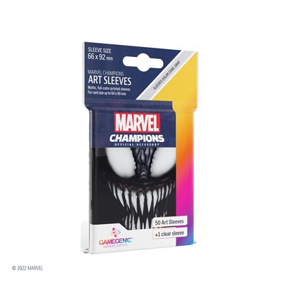 Gamegenic Sleeves: Marvel Champions Venom (50) (Sealed)