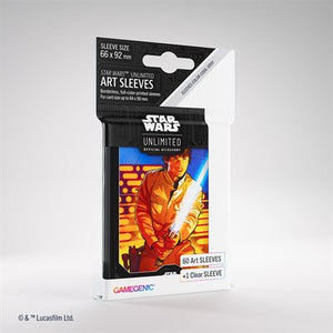 Gamegenic Sleeves: Star Wars Unlimited Art Sleeves: Luke Skywalker (60) (Sealed)