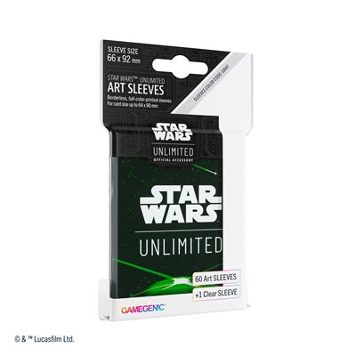 Gamegenic Sleeves: Star Wars Unlimited Art Sleeves: Card Back Green (60) (Sealed)